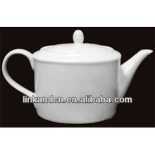 KC-00837 pote de té de cerámica blanca con mango